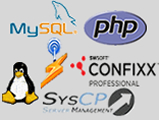Wir verwenden Linux, ScsCP, MySQL, PHP, Shoutcast Server